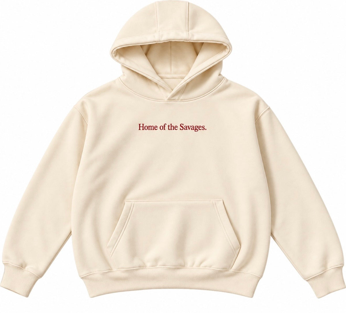 Home of the Savages Hoodie — Vanilla Milkshake