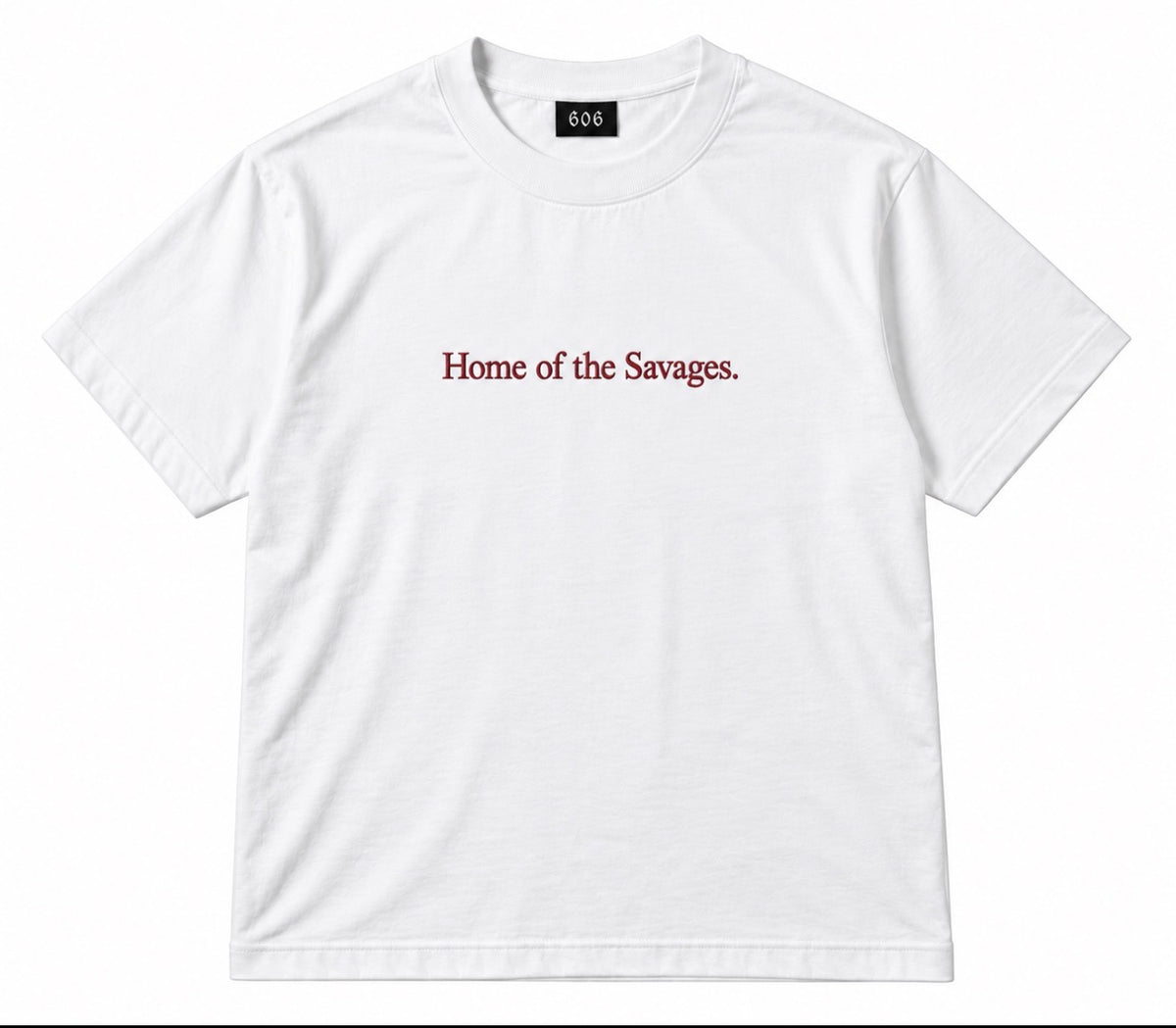 Home of the Savages Tee — White