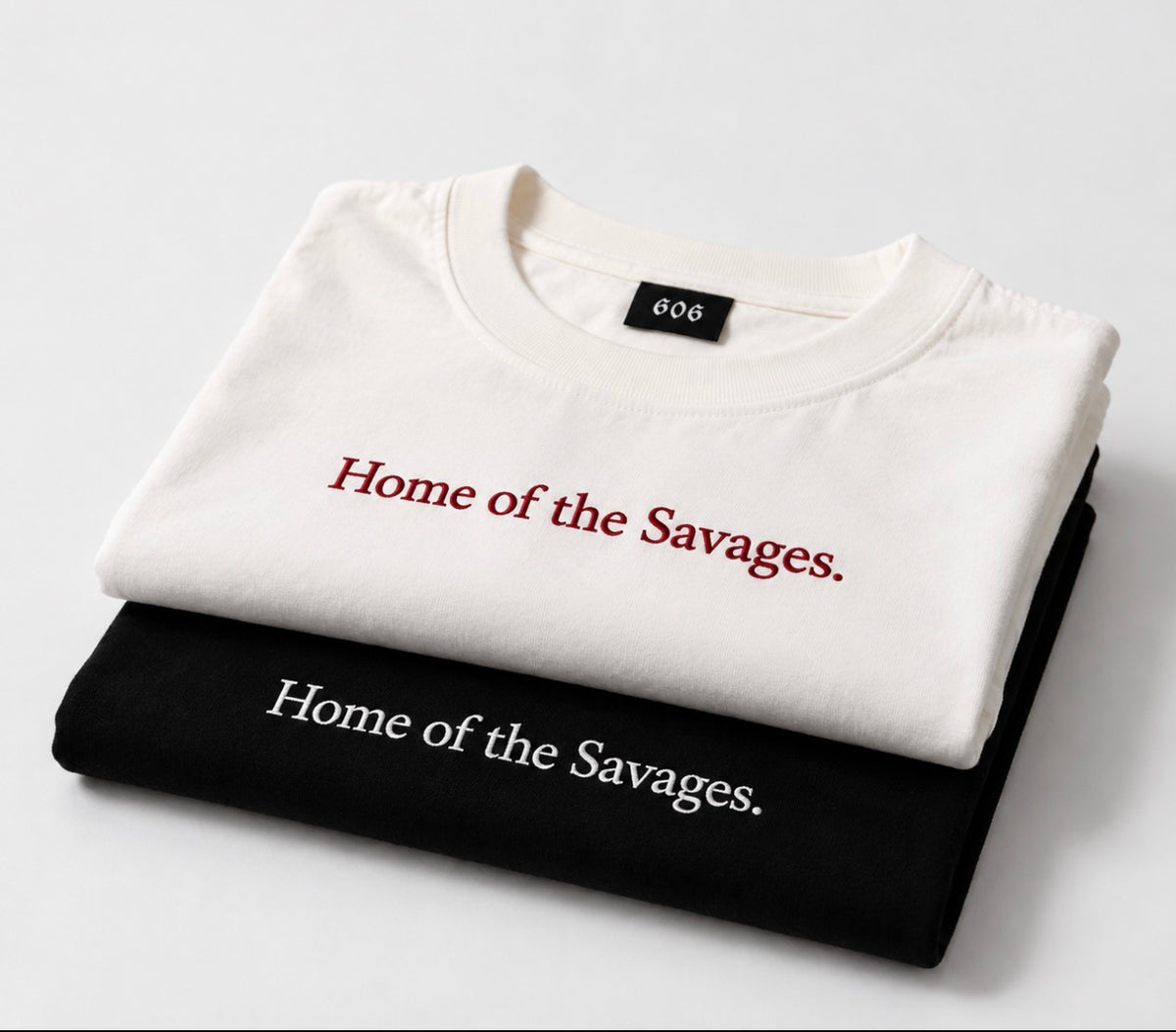 Home of the Savages Tee — White